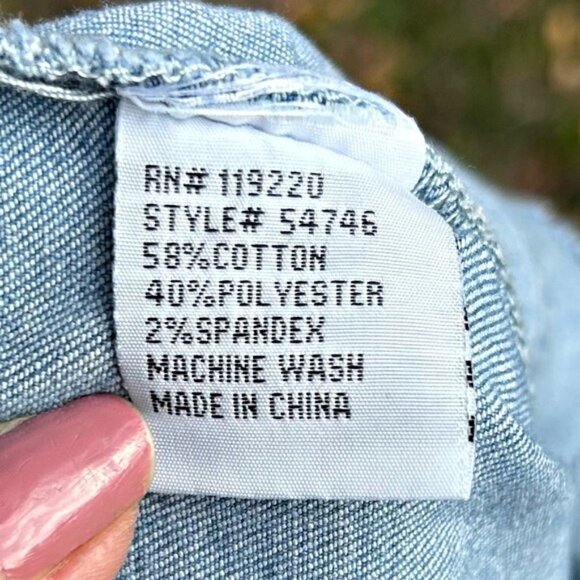 Love 83 Stretch Denim Strapless Corset Flare Bell Bottom Jumpsuit~M~ - Picture 6 of 6